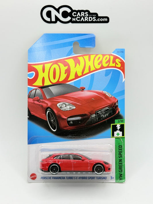 2023 Hot Wheels HW Green Speed 2/10 Porsche Panamera Turbo Red (Soft Corners)
