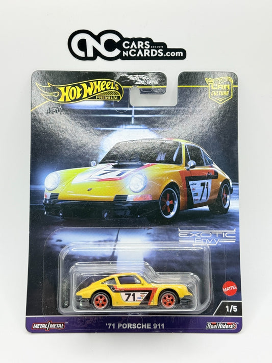 2024 Hot Wheels Premium Car Culture Exotic Envy 1/5 '71 Porsche 911