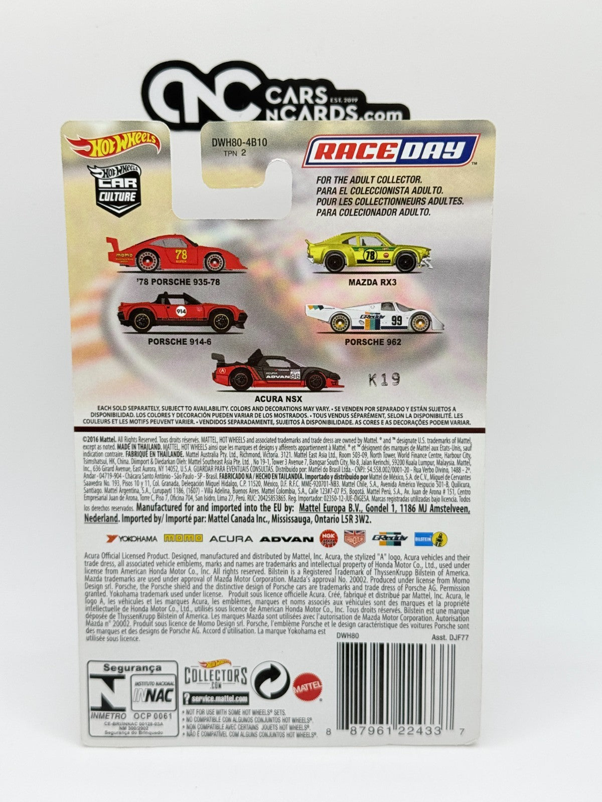 2016 Hot Wheels Premium Race Day 3/5 Porsche 914-6 (Soft Corners)
