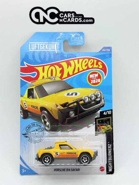 2020 Hot Wheels Nightburnerz 4/10 Porsche 914 Safari Luftgekuhlt Yellow