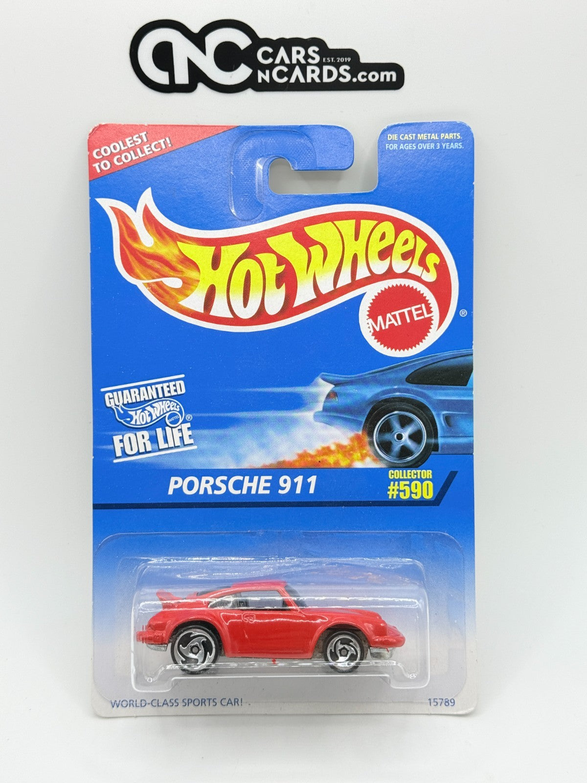 1996 Hot Wheels Porsche 911 Carrera Red Collector #590
