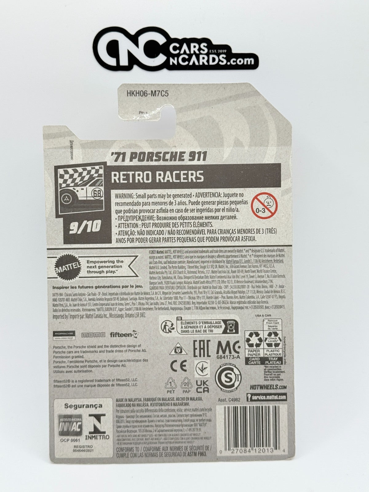 2023 Hot Wheels Retro Racers 9/10 Magnus Walker '71 Porsche 911 White