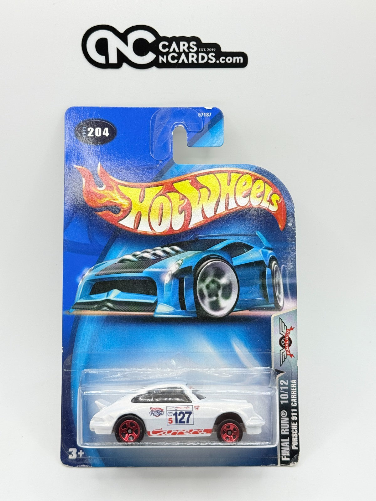 2003 Hot Wheels Final Run 10/12 Porsche 911 Carrera (Soft Corners)
