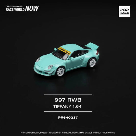 POPRACE 1:64 RWB 997 TEAL BLUE PR640237 Open Box