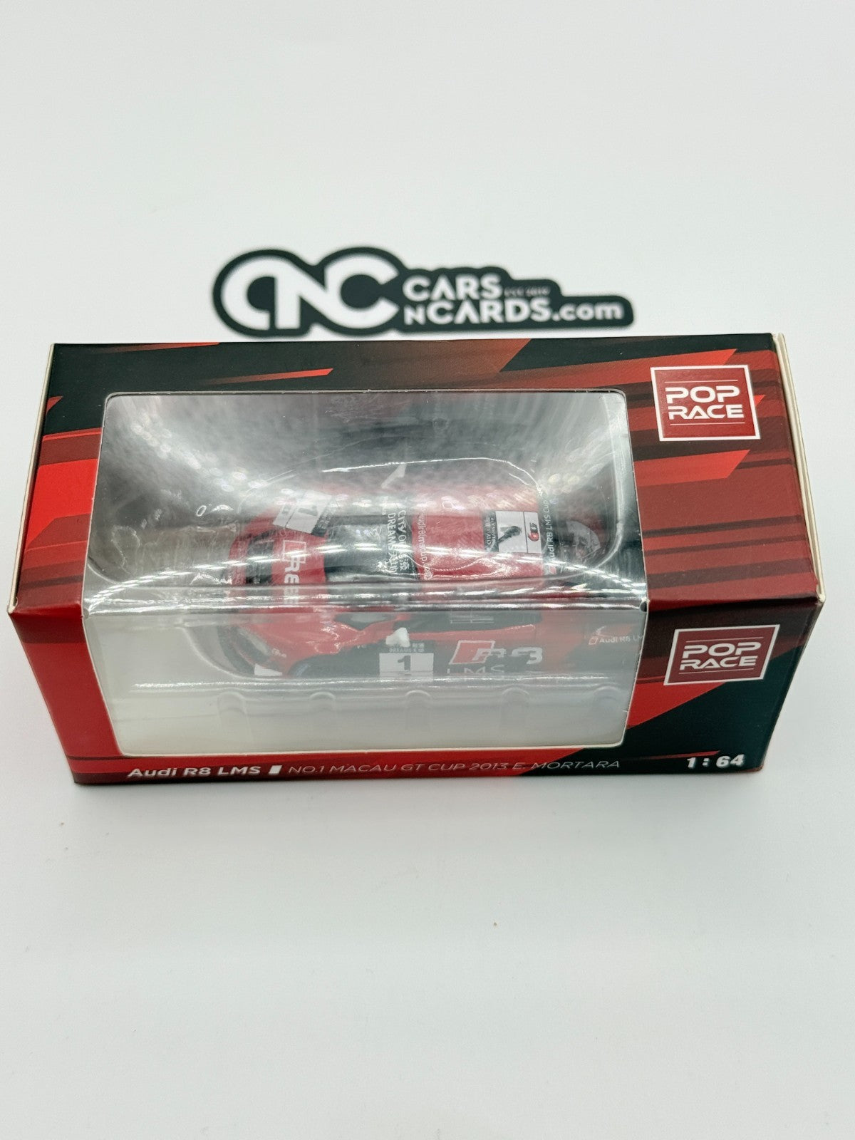 POPRACE 1:64 Audi R8 LMS No.1 Macau GT Cup 2013 E. Mortara PR64-R8UL-13MGC01