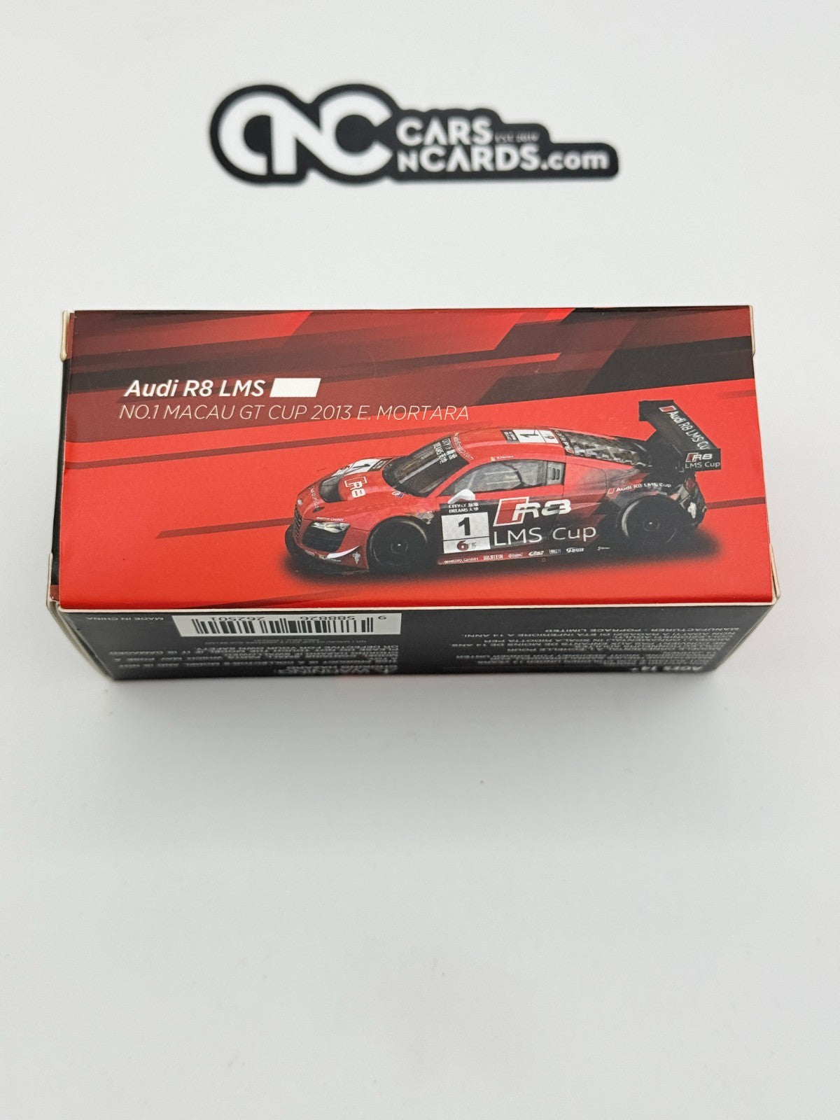 POPRACE 1:64 Audi R8 LMS No.1 Macau GT Cup 2013 E. Mortara PR64-R8UL-13MGC01