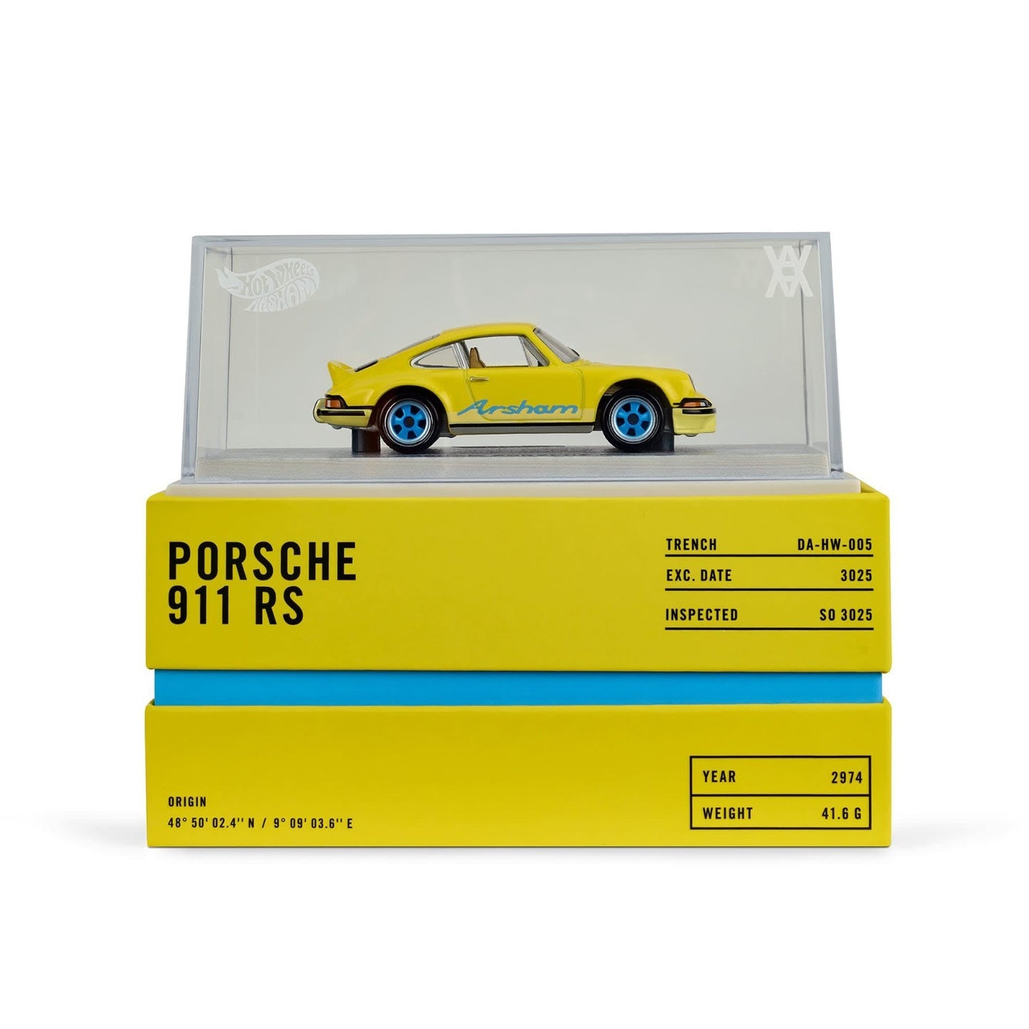 2025 Hot Wheels RLC Hot Wheels x Daniel Arsham 1973 Porsche 911 RSA Open Box