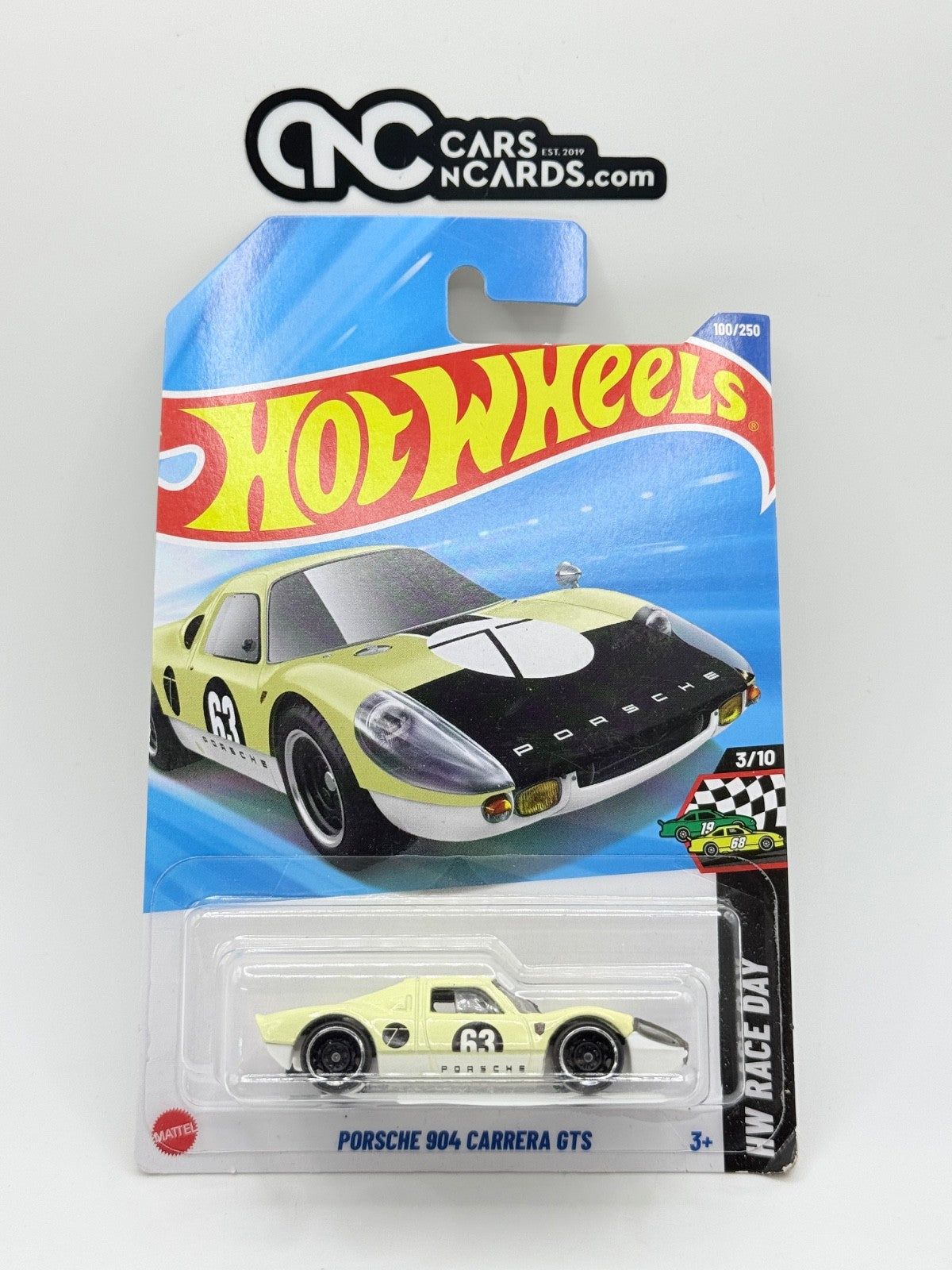 2025 Hot Wheels HW Race Day 3/10 Porsche 904 Carrera GTS Beige