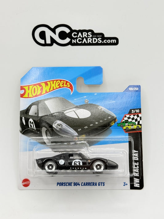 2025 Hot Wheels HW Race Day 3/10 Porsche 904 Carrera GTS Black Short Card
