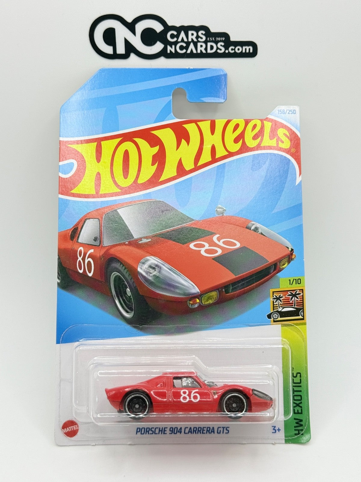 2025 Hot Wheels HW Exotics 1/10 Porsche 904 Carrera GTS Red