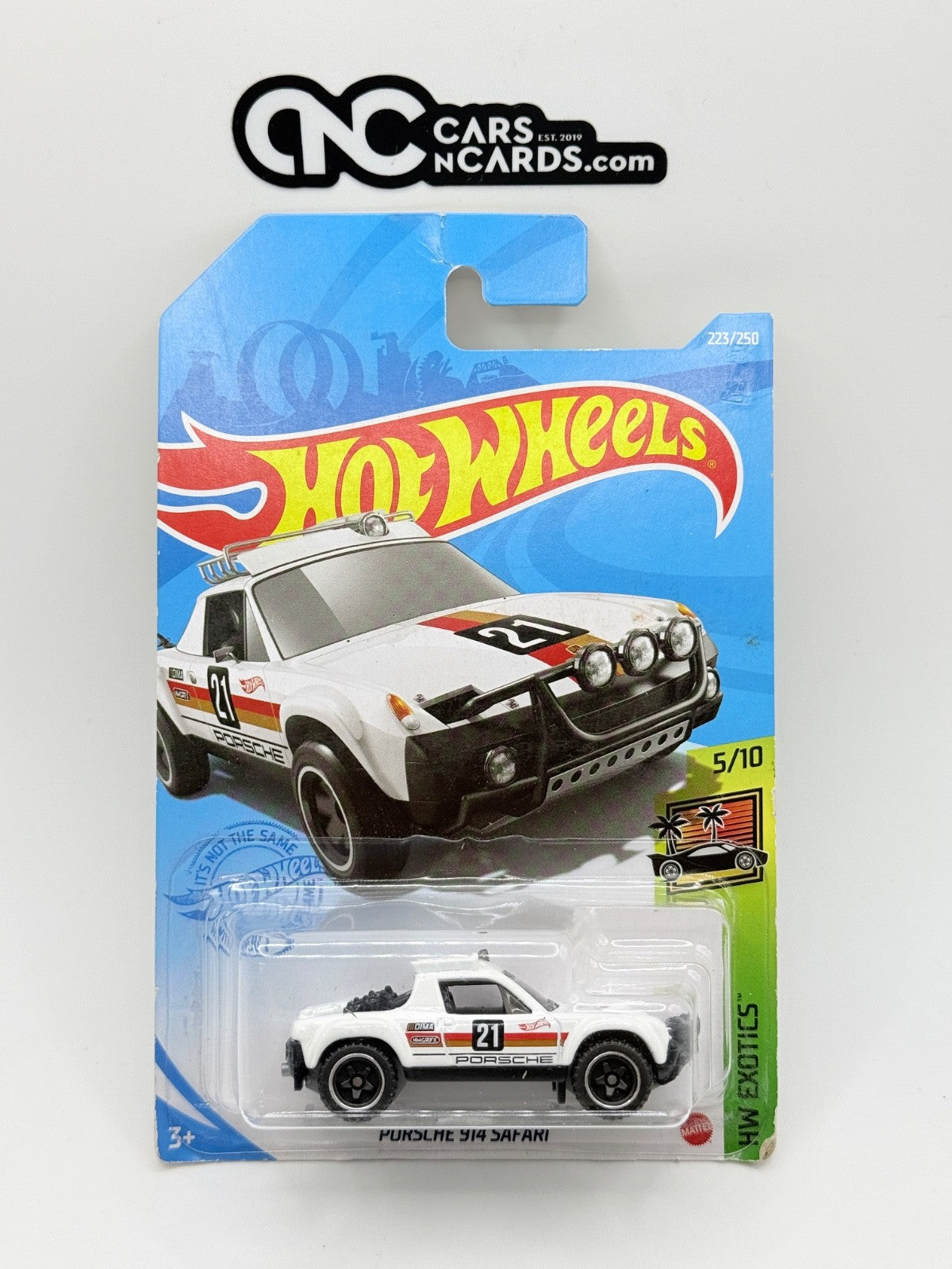 Hot Wheels HW Exotics 5/10 Porsche 914 Safari (Card Damage)