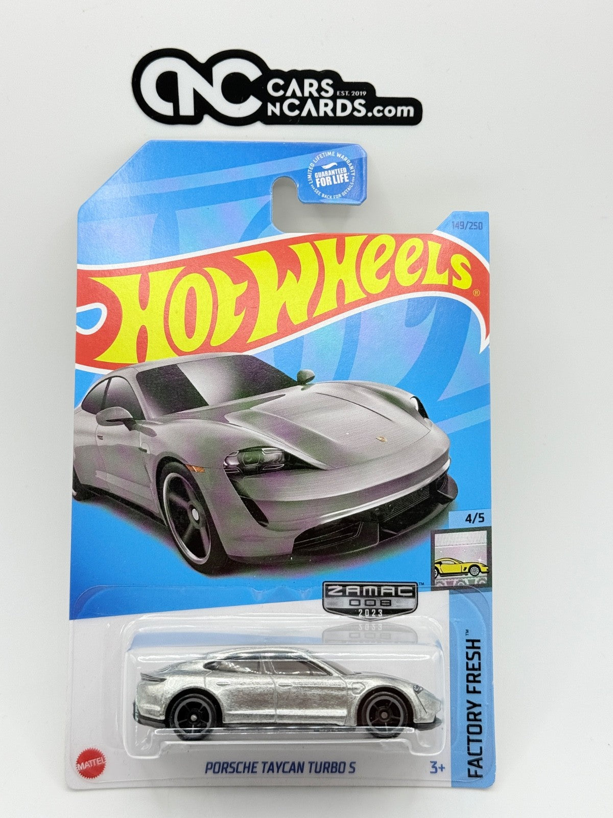 2023 Hot Wheels Factory Fresh 4/5 Porsche Taycan Turbo S Zamac
