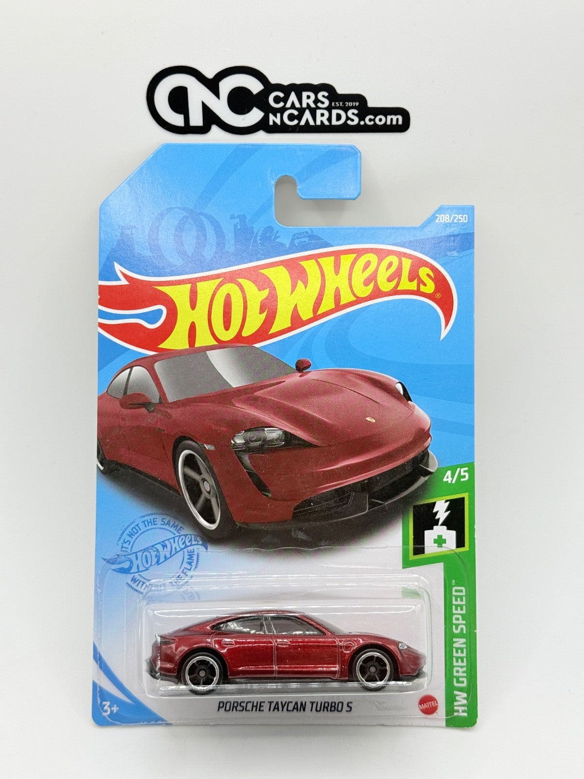 2021 Hot Wheels HW Green Speed 4/5 Porsche Taycan Turbo S