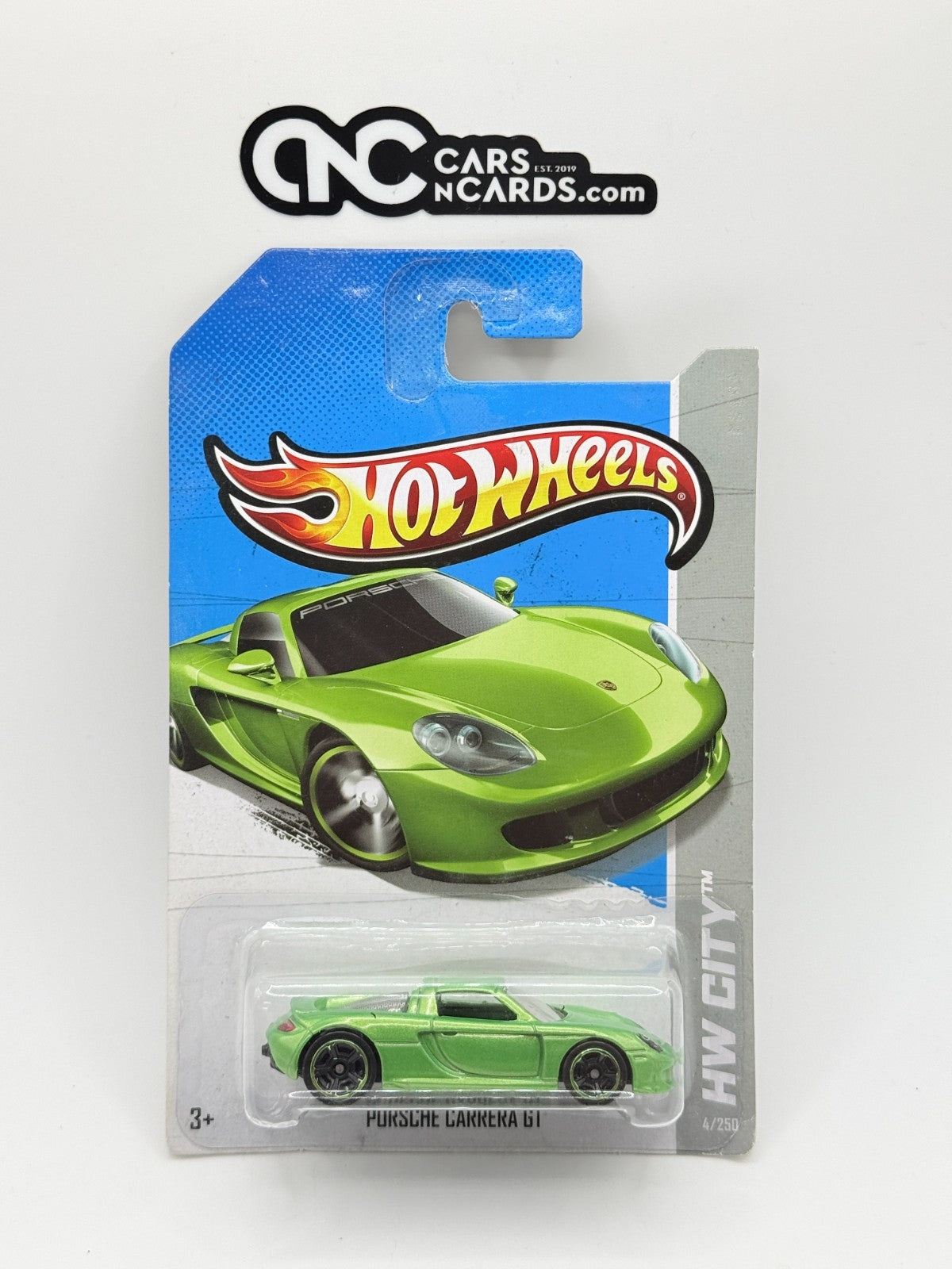 2013 Hot Wheels HW City Porsche Carrera GT Green