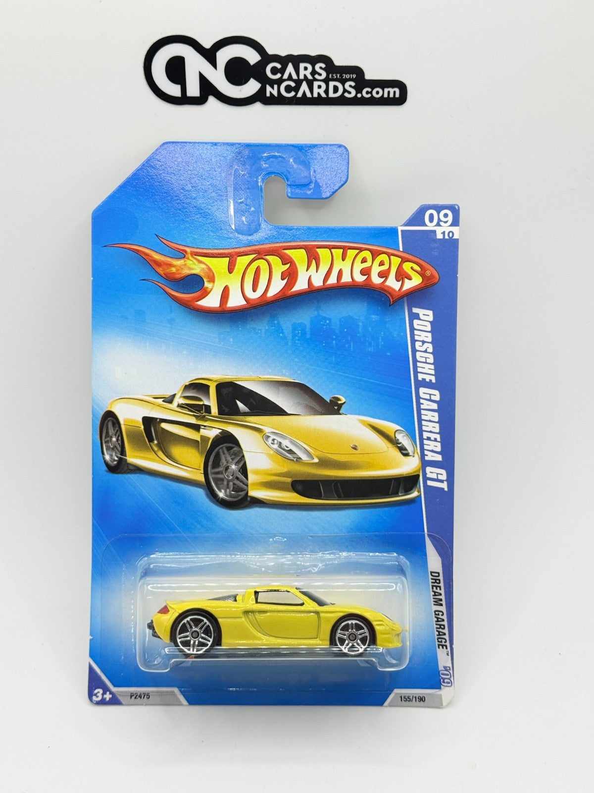 2009 Hot Wheels Dream Garage '09 Porsche Carrera GT Yellow
