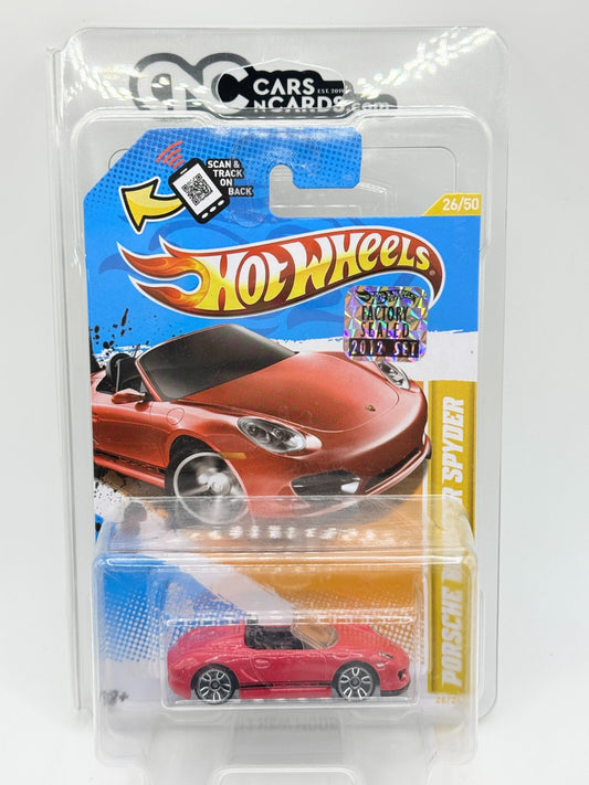 2012 Hot Wheels RLC Factory Sealed New Models Porsche Boxster Spyder RED