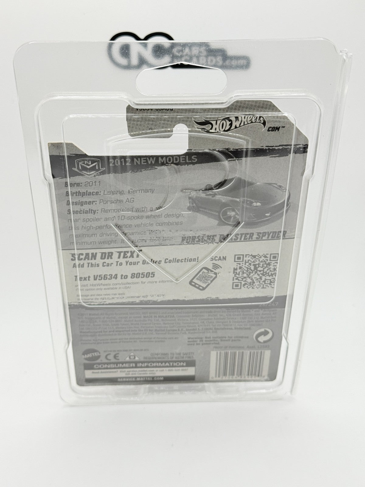 2012 Hot Wheels RLC Factory Sealed New Models Porsche Boxster Spyder RED