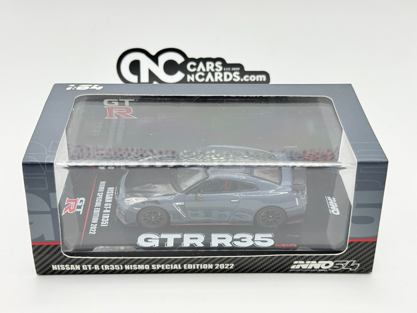 INNO64 1:64 Nissan GT-R (R35) Nismo Special Edition 2022 Stealth Gray Model Car