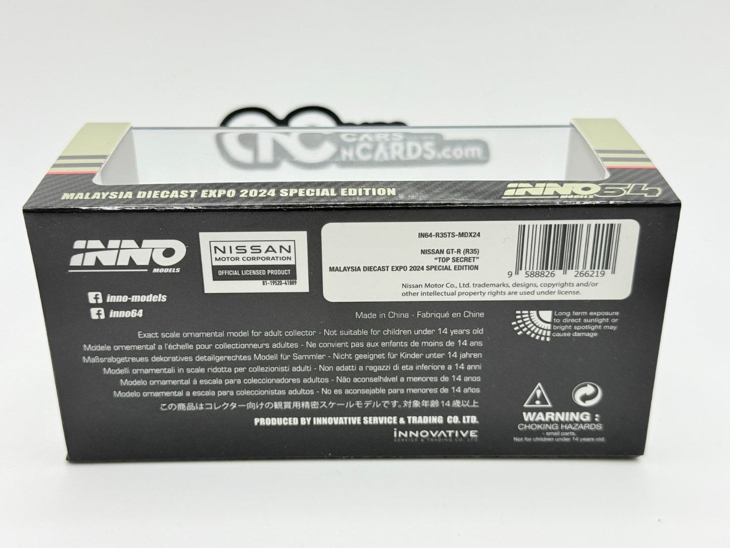 INNO64 1:64 Nissan GTR R35 Top Secret MDX 2024 Special Edition IN64-R35TS-MDX24