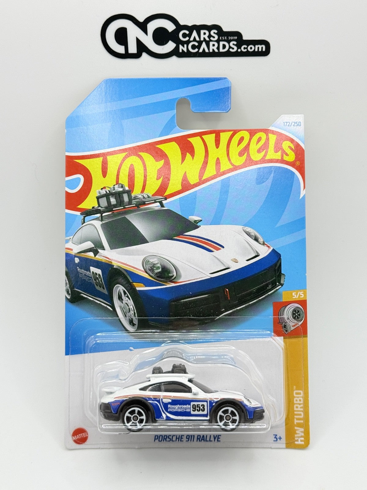 2024 Hot Wheels HW Turbo 5/5 Porsche 911 Rallye (Small Card Crease)