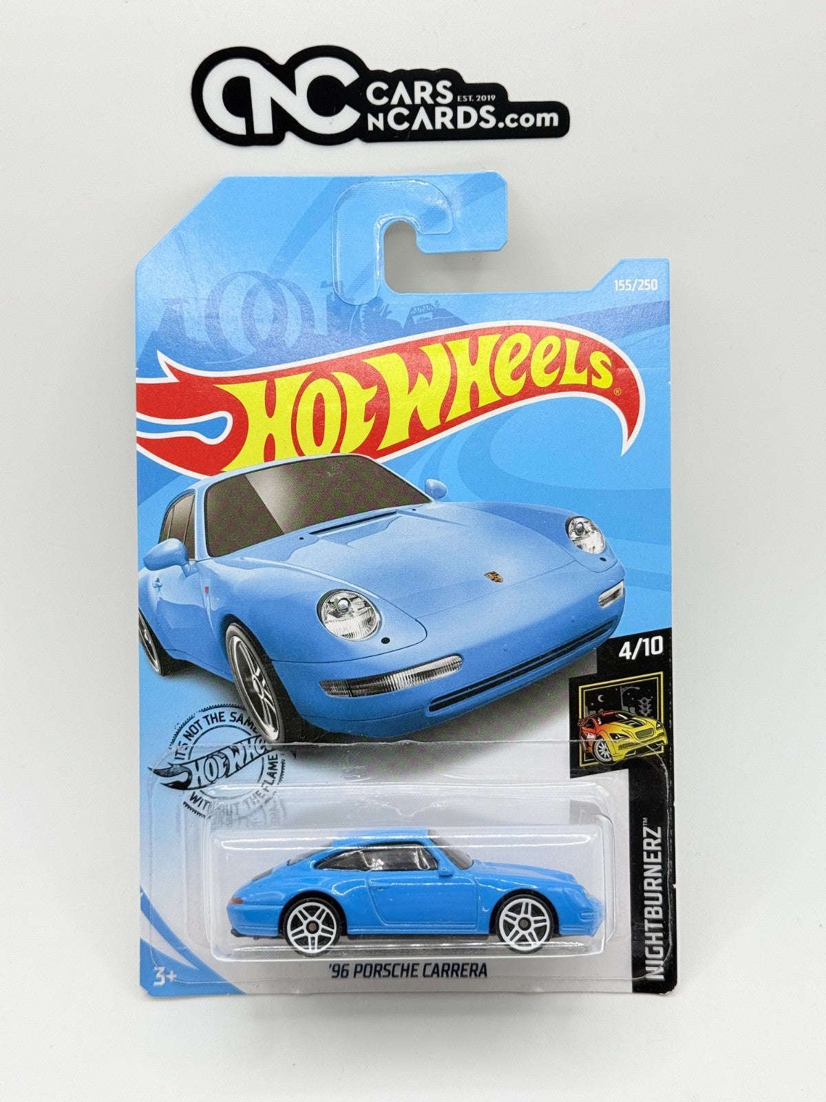 2020 Hot Wheels Nightburnerz 4/10 '96 Porsche Carrera Blue