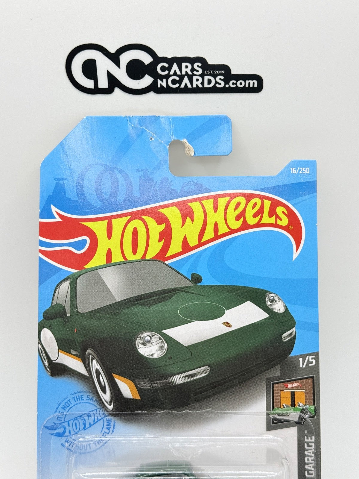 2021 Hot Wheels HW Dream Garage 1/5 '96 Porsche Carrera Green (Card Damage)