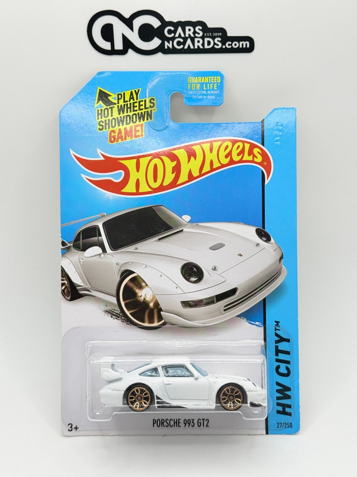 2014 Hot Wheels HW City Porsche 993 GT2 White (Soft Corners)