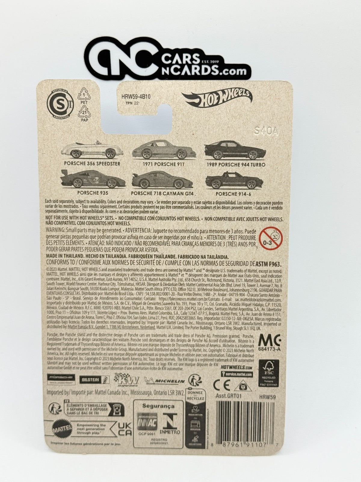 2024 Hot Wheels Silver Series Porsche Series 4/6 Porsche 935 Blue