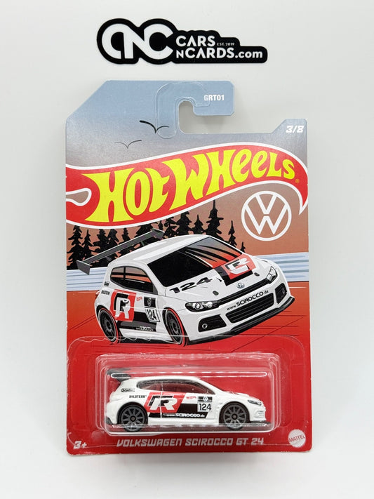 2022 Hot Wheels Volkswagen Scirocco GT 24 3/8 VW Series White