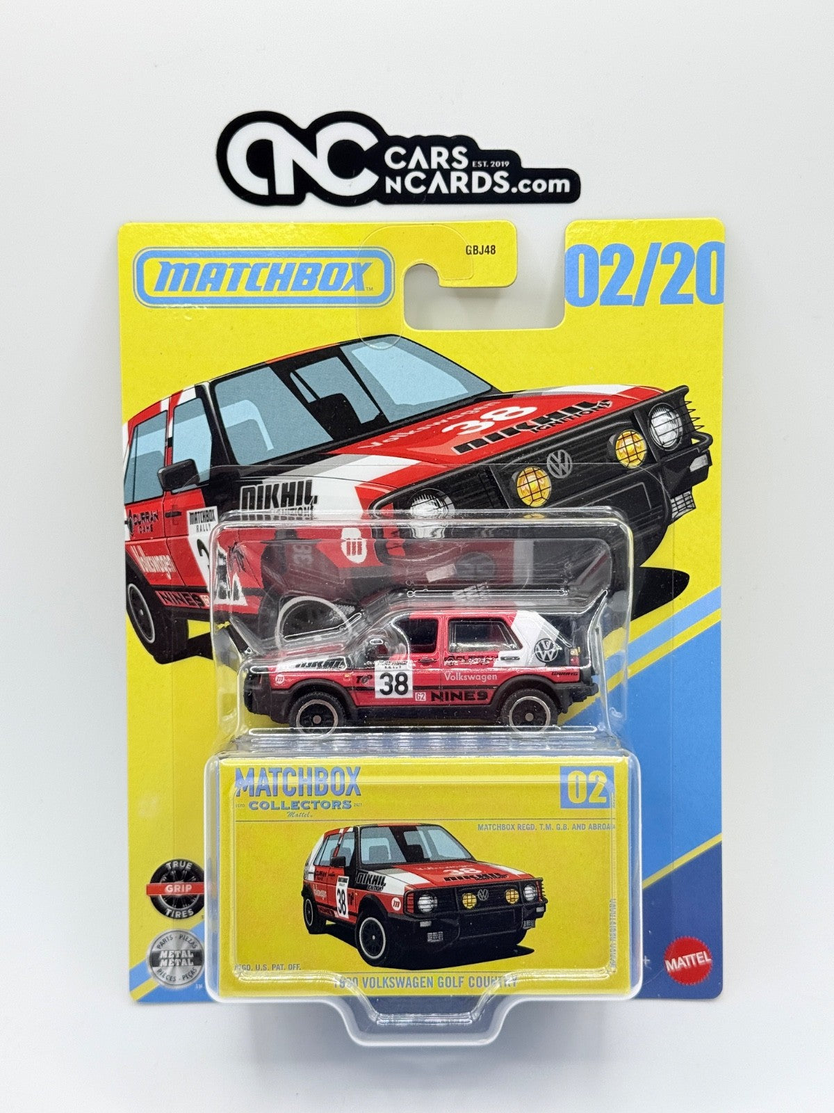 2025 Matchbox Collectors 02/20 1990 Volkswagen Golf Country Red