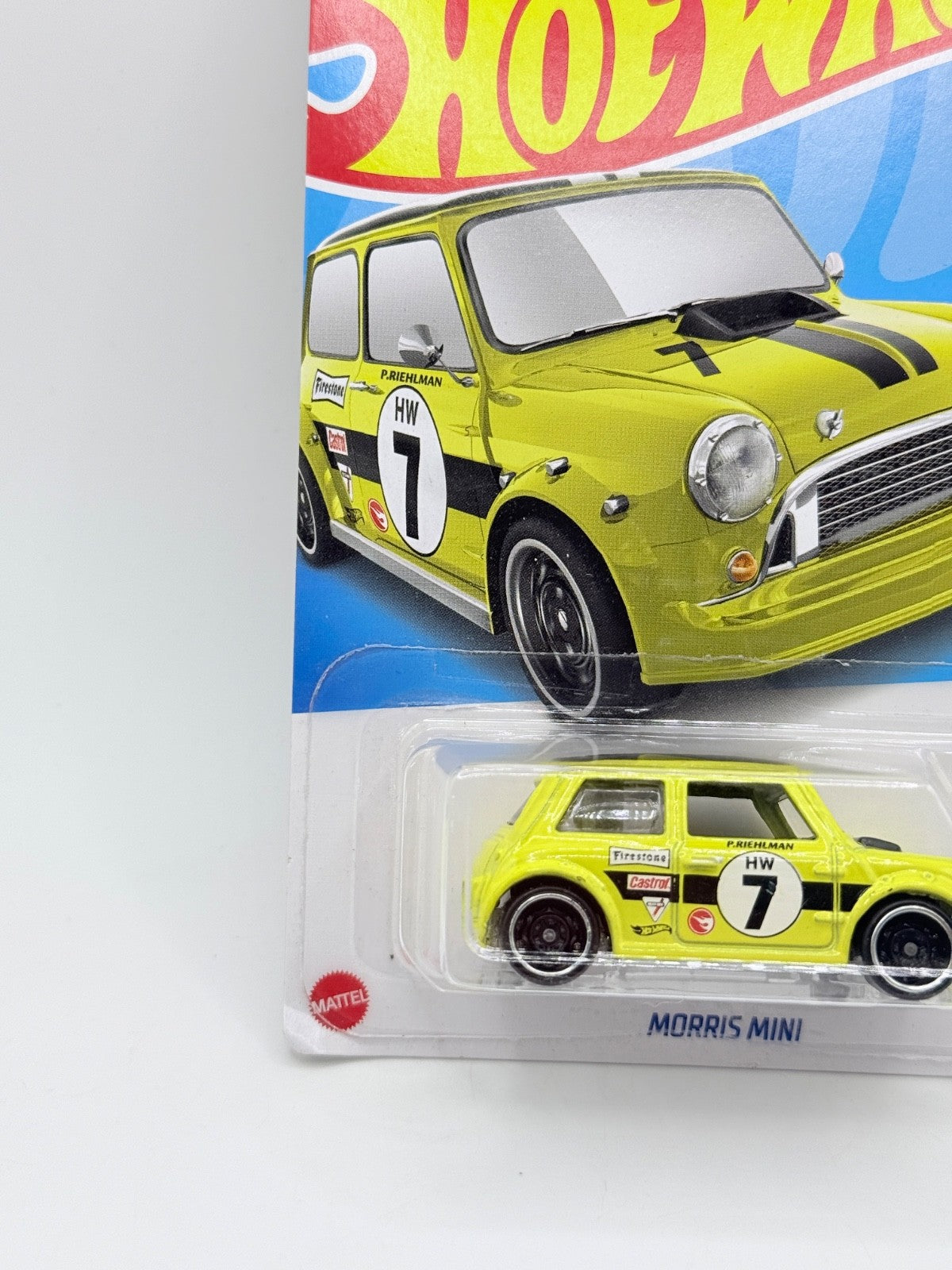 2022 Hot Wheels Compact Kings 5/5 Treasure Hunt Morris Mini Yellow