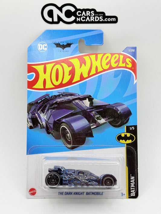 2022 Hot Wheels Batman 1/5 Treasure Hunt The Dark Knight Batmobile Blue