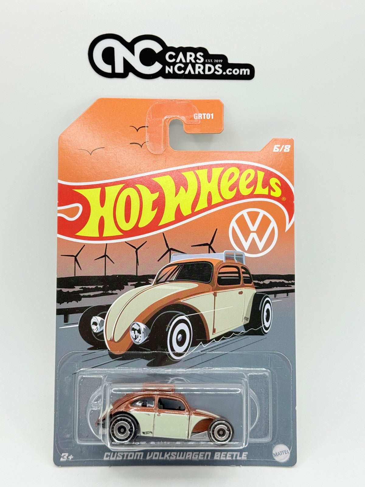 2022 Hot Wheels Custom Volkswagen Beetle 6/8 VW Series Brown