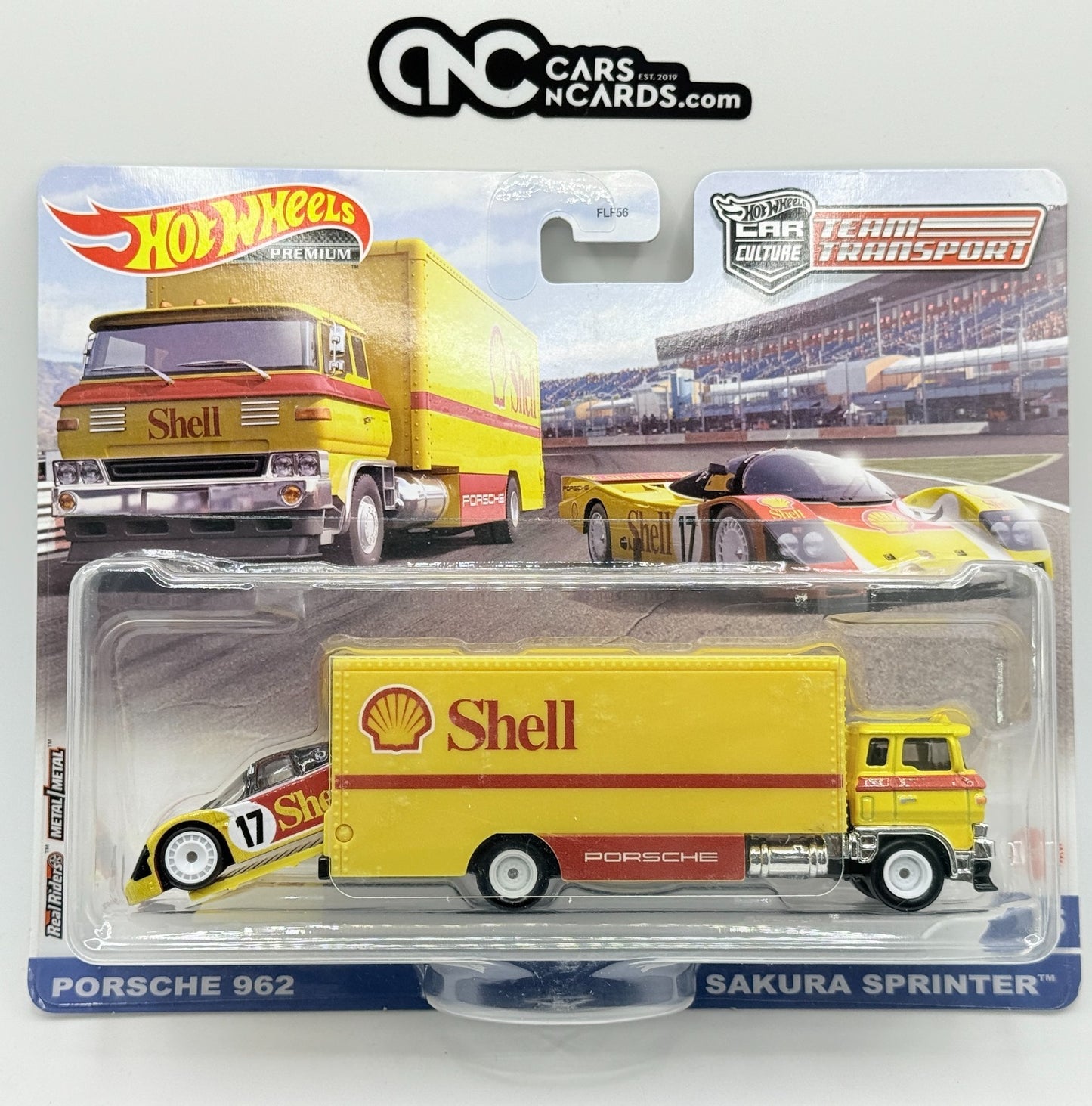 2022 Hot Wheels Premium Car Culture Team Transport #45 Porsche 962 Shell