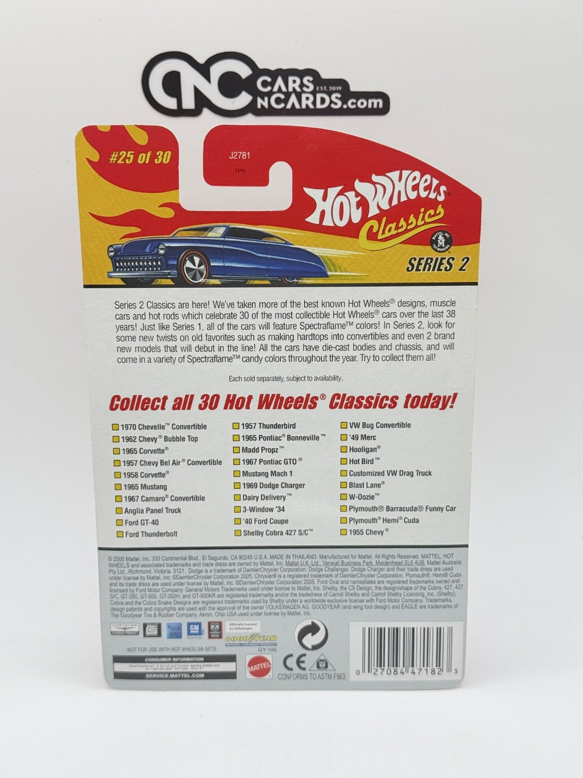 2006 Hot Wheels Classics Series 2 #25/30 Customized VW Drag Truck Red