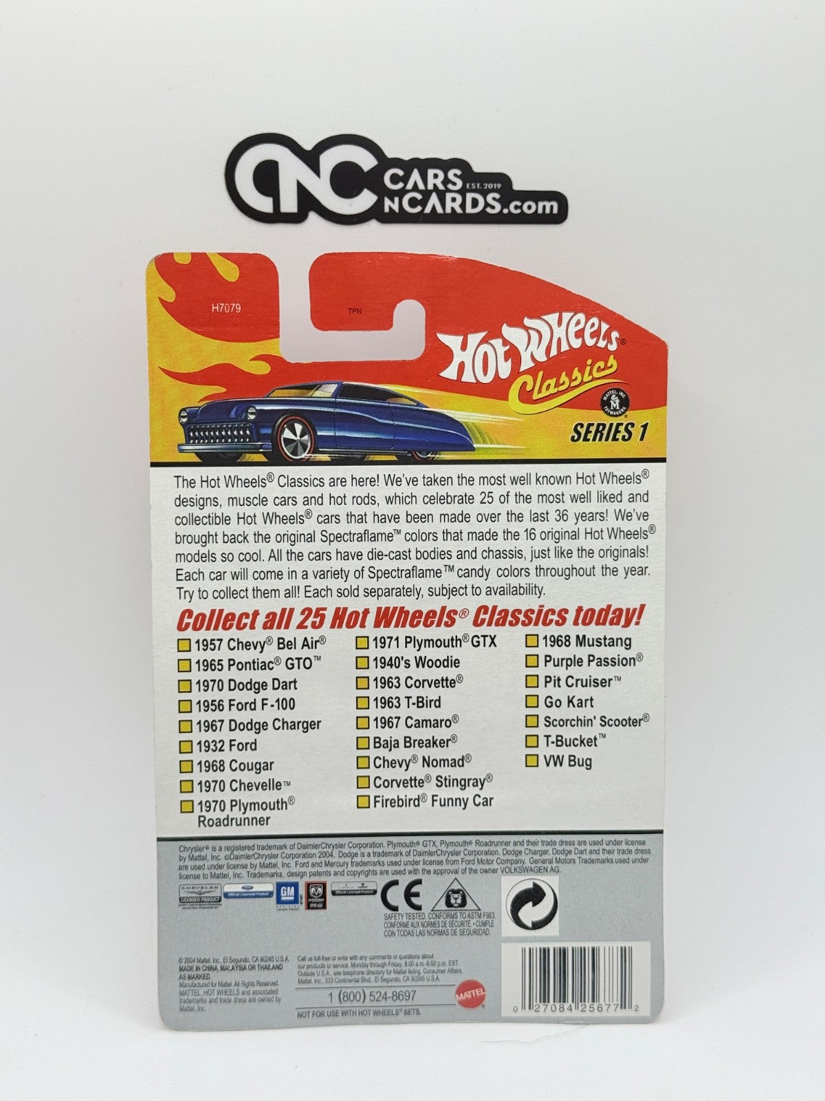 2005 Hot Wheels Classics Series 1 #14/25 1967 Camaro Red