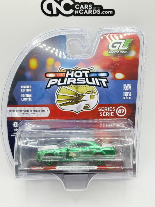 Greenlight 1:64 2020 Dodge Challenger SRT Hellcat Chase Chrome Green Hot Pursuit