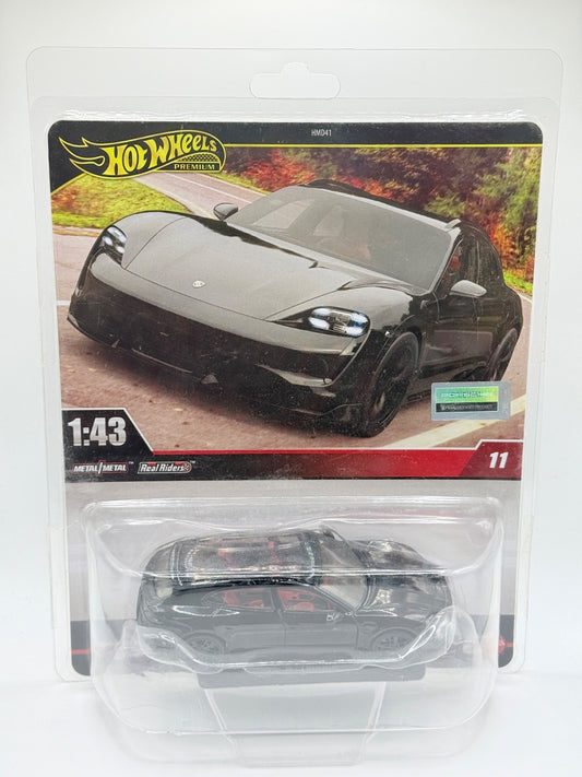 2024 Hot Wheels Premium 1:43 Scale Porsche Taycan Turbo S Cross Turismo DAMAGED