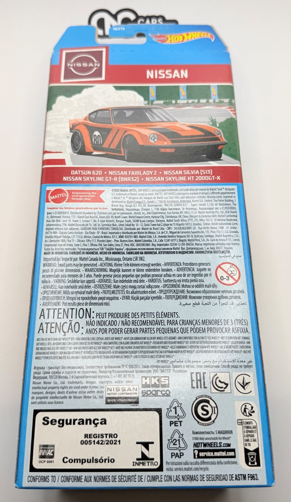2023 Hot Wheels Nissan 5 Pack Datsun 620/ GT-R/ S13/ FAIRLADY Z