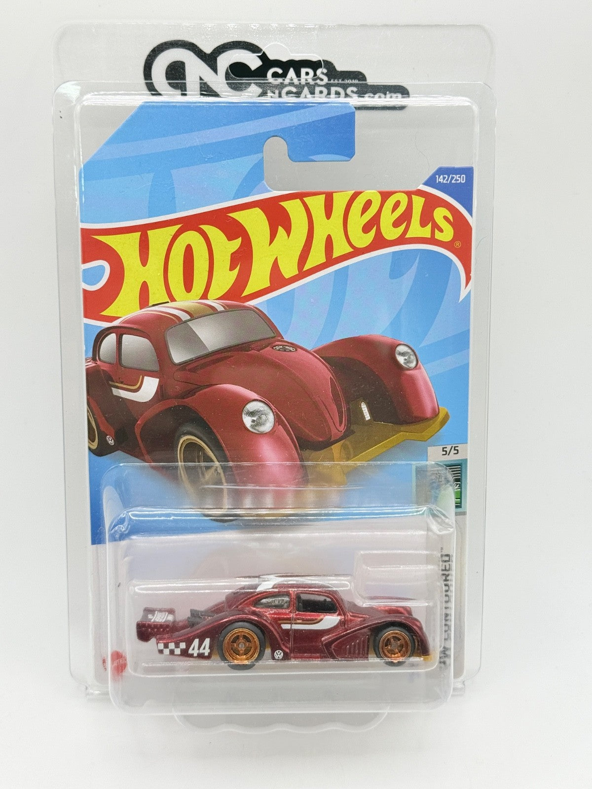 2022 Hot Wheels Volkswagen Kafer Racer Super Treasure Hunt W/Protector
