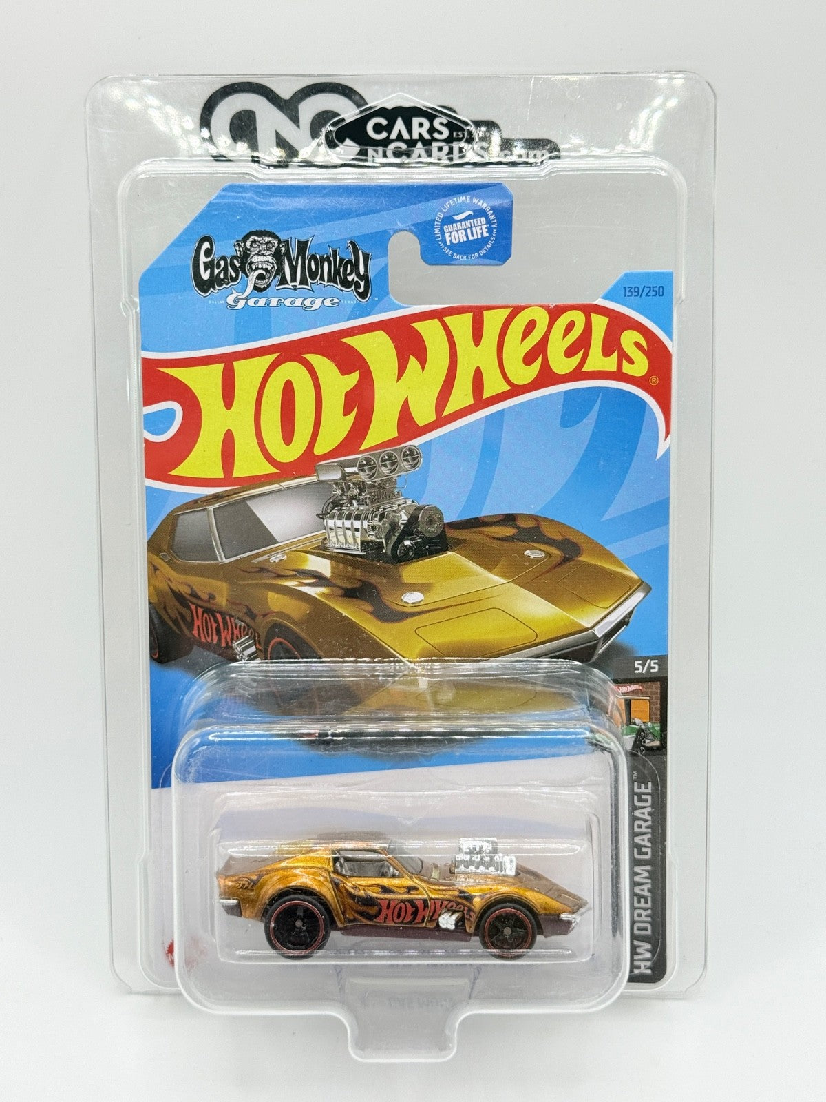 2023 Hot Wheels Super Treasure Hunt '68 Corvette Gas Monkey Garage W/Protector