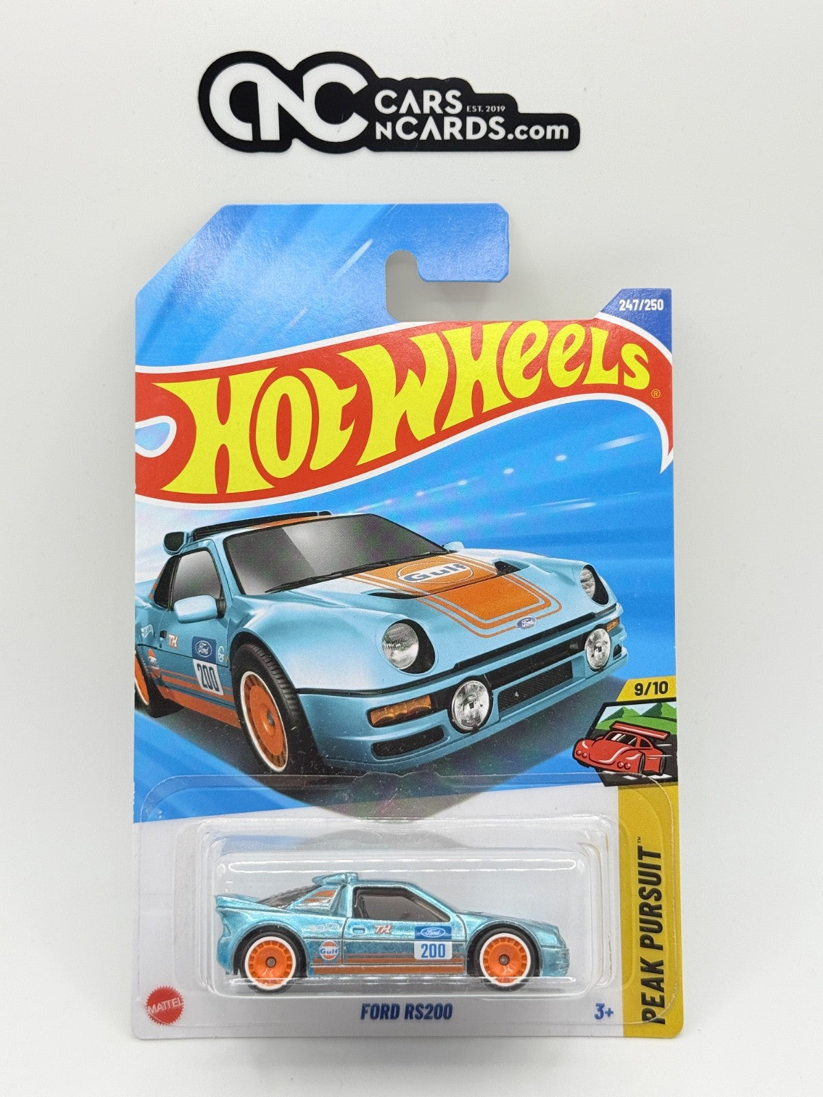 2025 Hot Wheels Super Treasure Hunt Ford RS200 With Protector