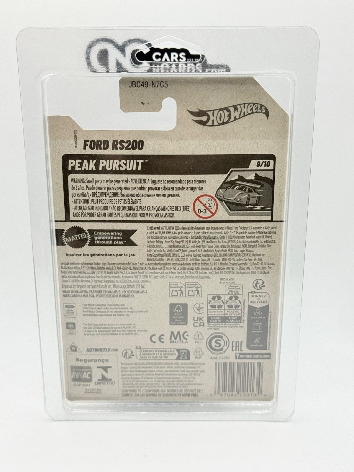 2025 Hot Wheels Super Treasure Hunt Ford RS200 With Protector
