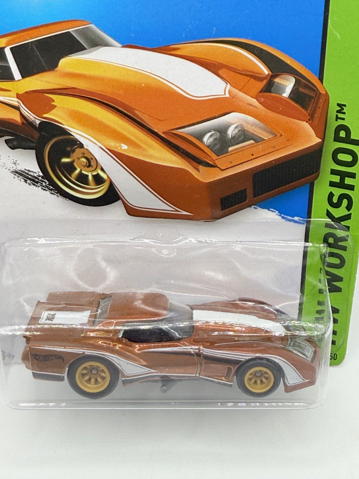 2014 Hot Wheels Super Treasure Hunt '76 Greenwood Corvette With Protector