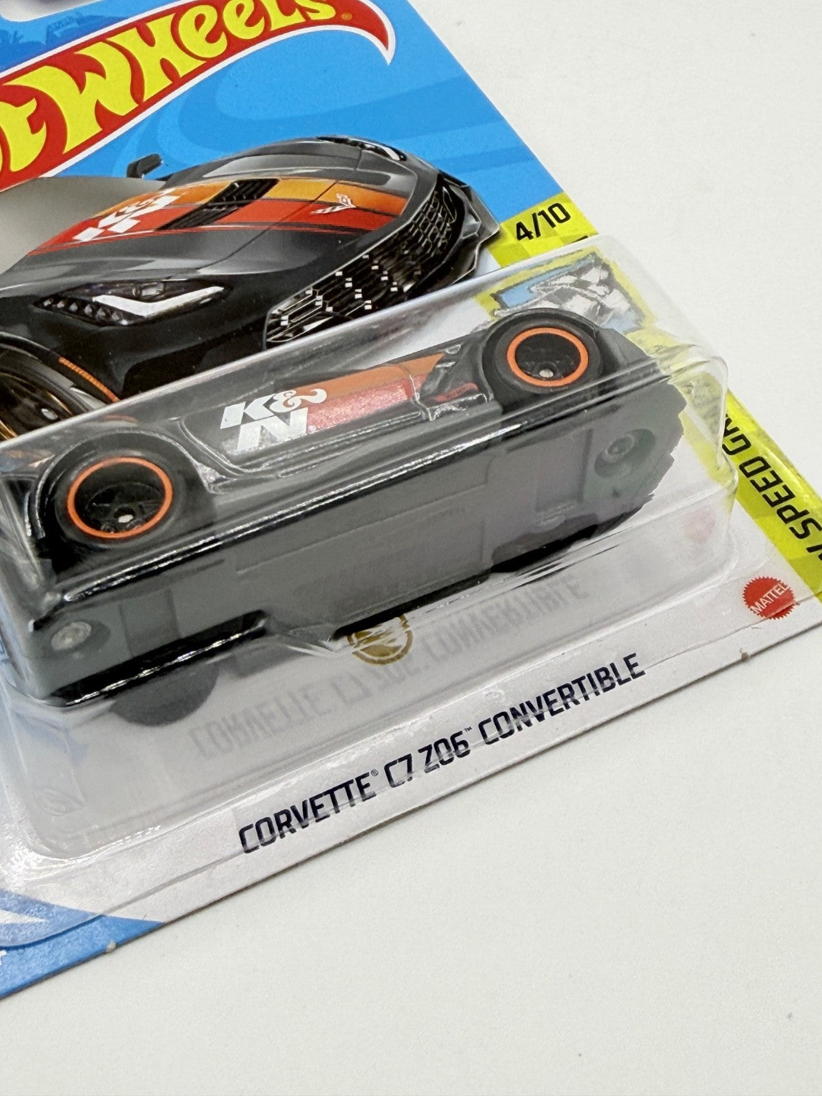 2021 Hot Wheels Super Treasure Hunt Corvette C7 Z06 K&N With Protector