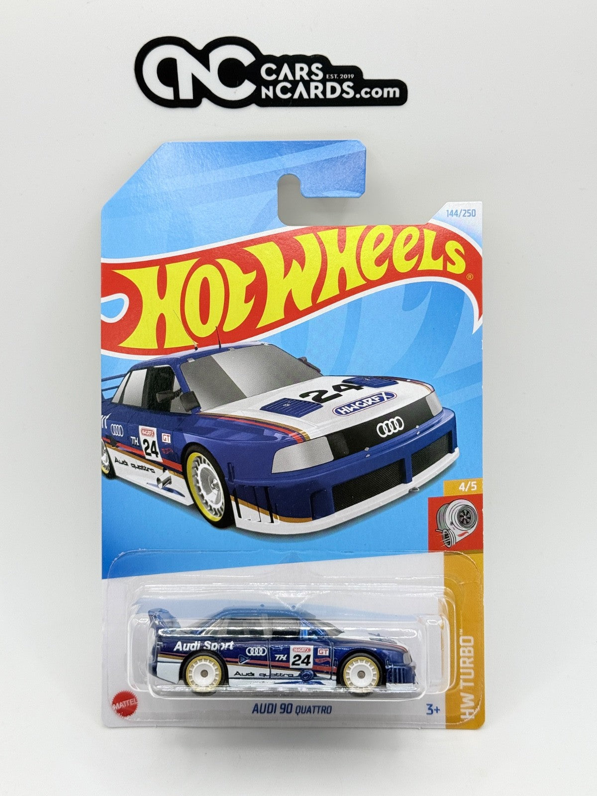 2024 Hot Wheels Super Treasure Hunt Audi 90 Quattro With Protector