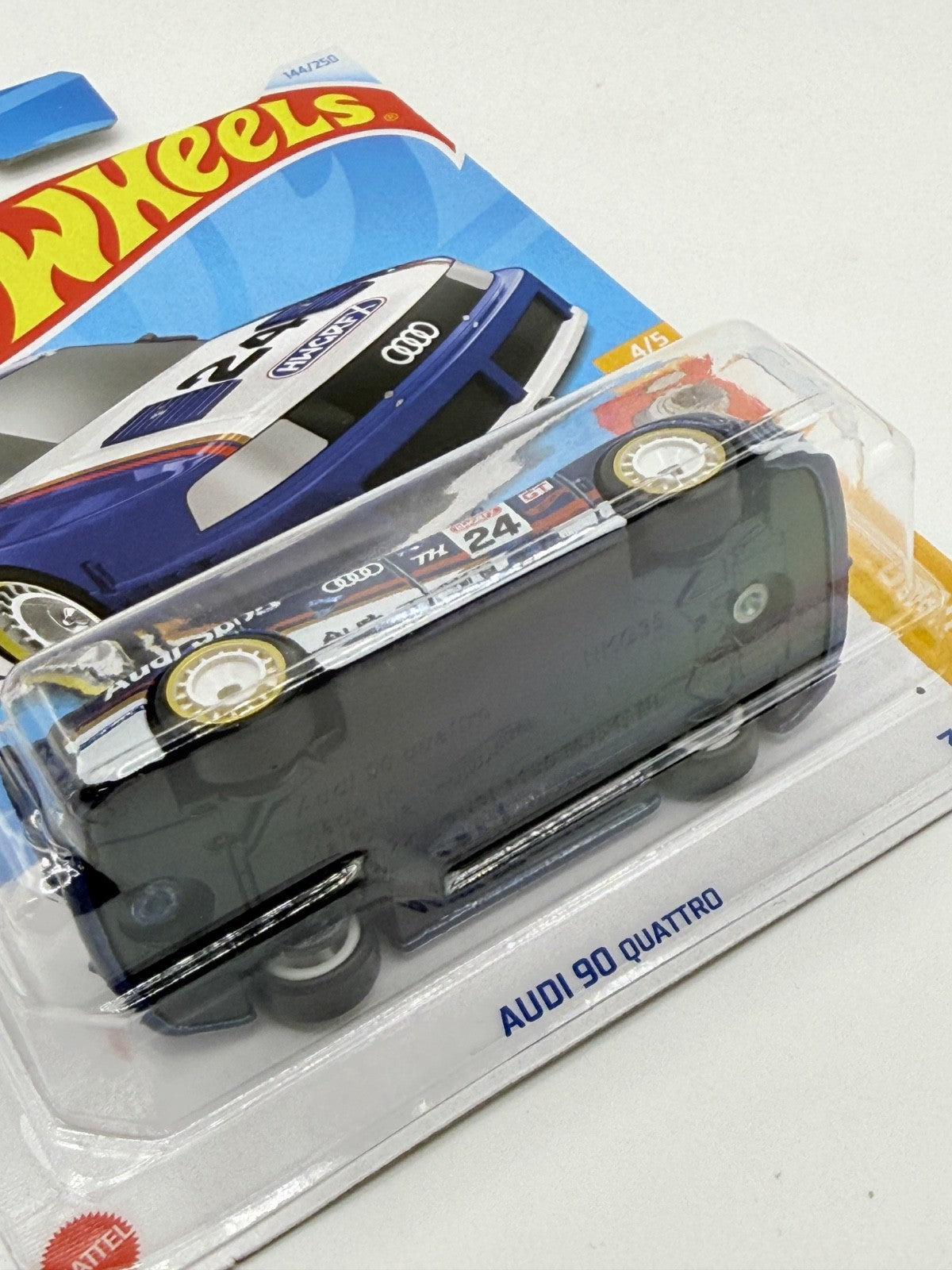 2024 Hot Wheels Super Treasure Hunt Audi 90 Quattro With Protector