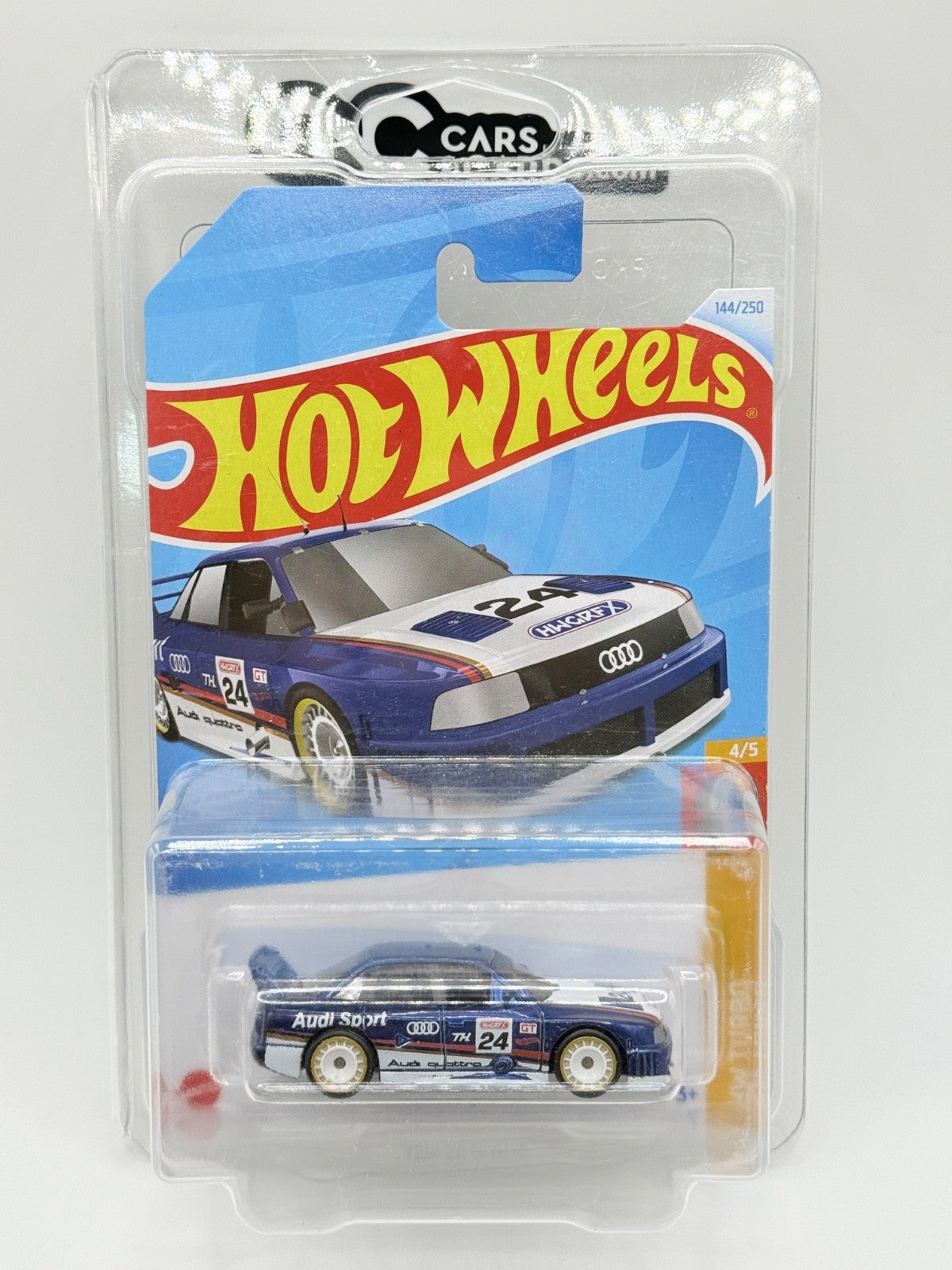 2024 Hot Wheels Super Treasure Hunt Audi 90 Quattro With Protector