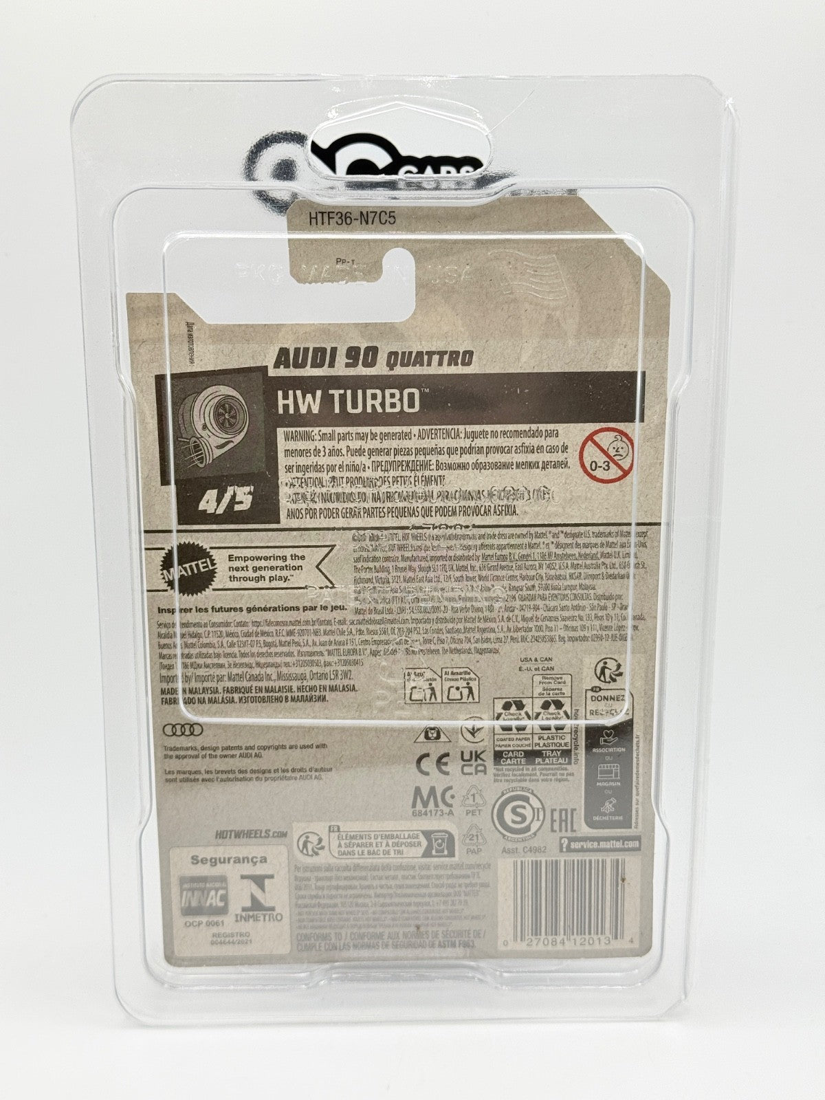 2024 Hot Wheels Super Treasure Hunt Audi 90 Quattro With Protector