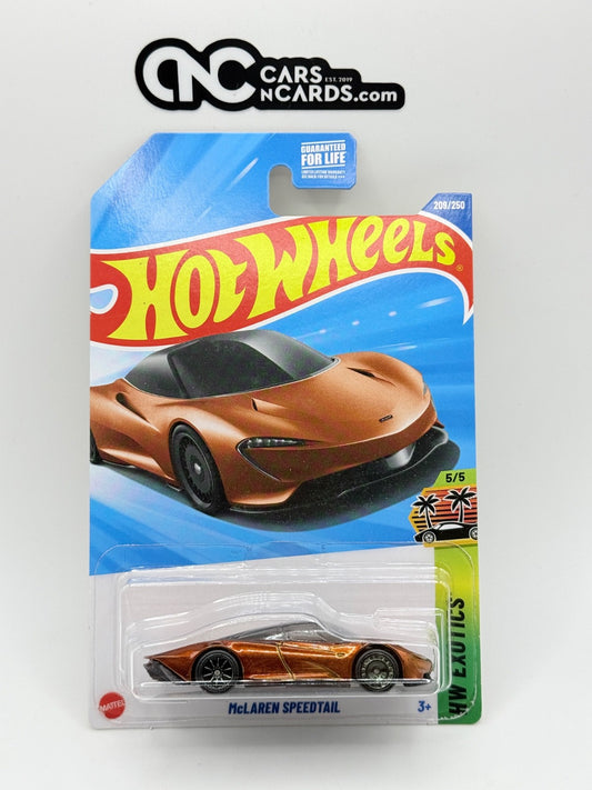 2025 Hot Wheels Super Treasure Hunt McLaren Speedtail With Protector